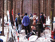 Лыжный поход: пл. Весенняя - Сертякино - Никулино - Сальково - Свитино - Зыбино - пл. Колхозная