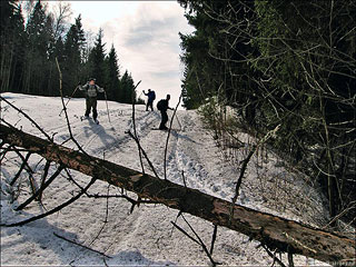 Лыжный поход: пл. Зеленоградская - Могильцы - Васюково - пл. Калистово