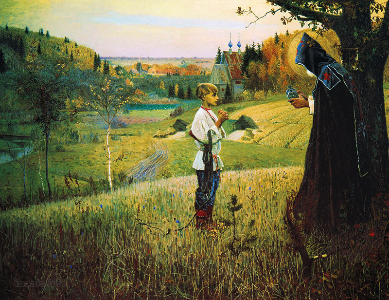 Радонеж - окрестности на картине М. В. Нестерова