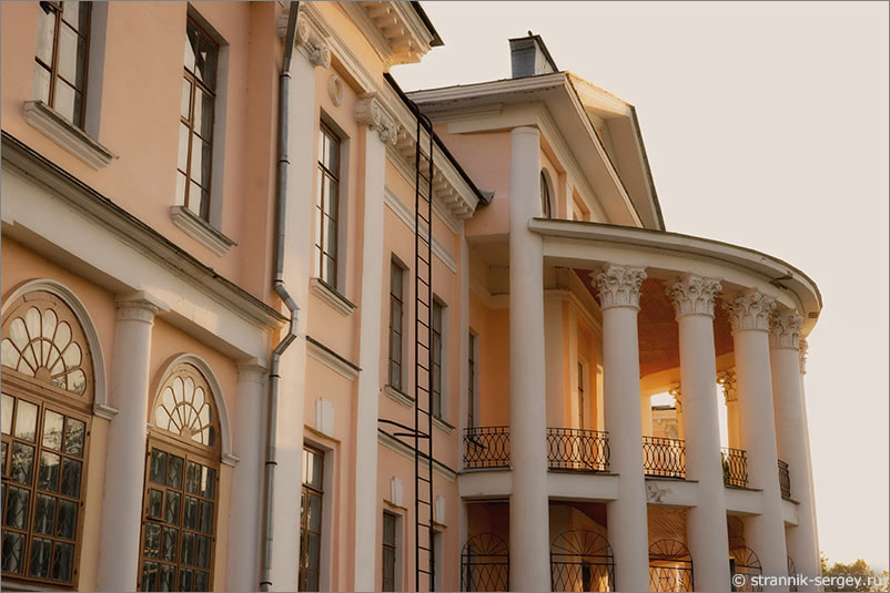 усадьба Дубровицы усадебный дом дворец эпоха классицизма