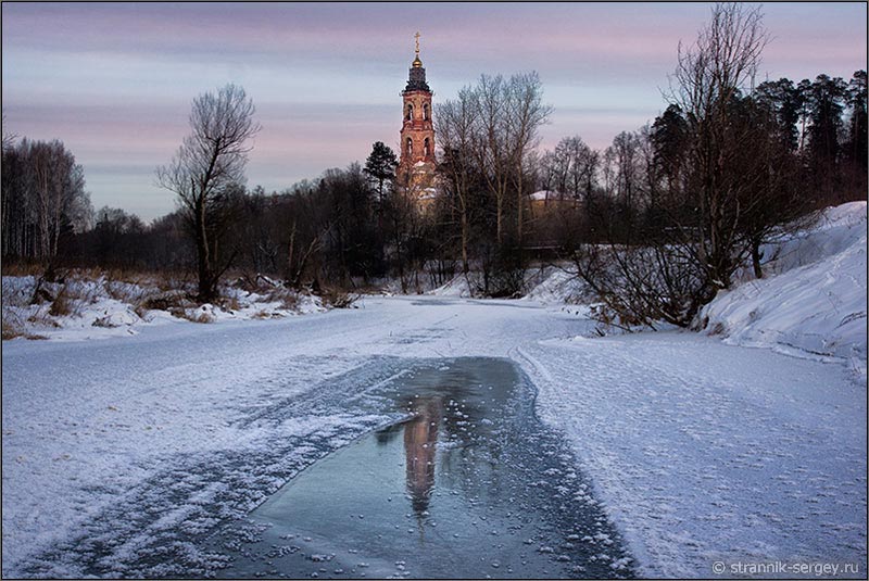 Река Воря Николо-Берлюковский мужской монастырь
