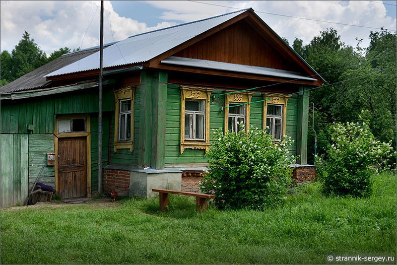 Лето — фото крестьянский дом