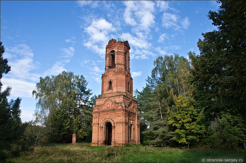 заброшенная церковь Николая Чудотворца Шатур