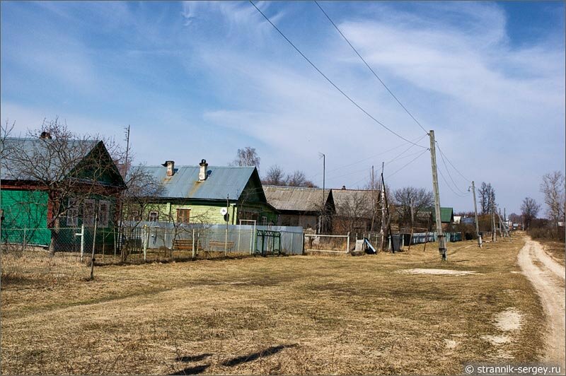 Деревня весной прогулка