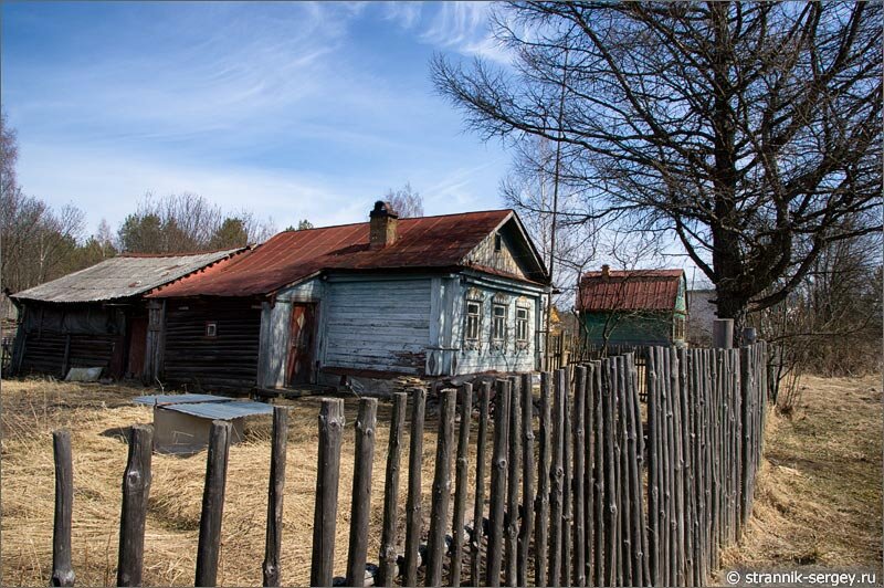 Деревня весной Весенняя прогулка