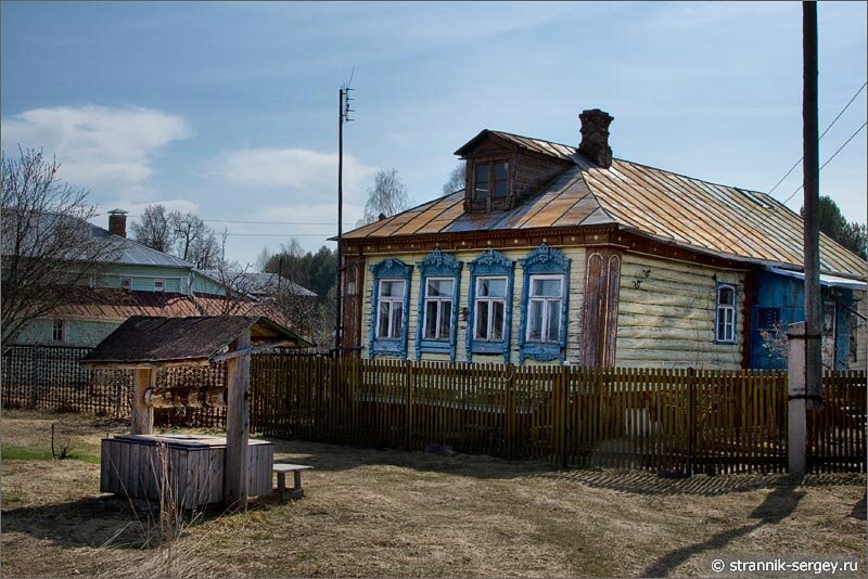 Деревня весной Весенняя прогулка