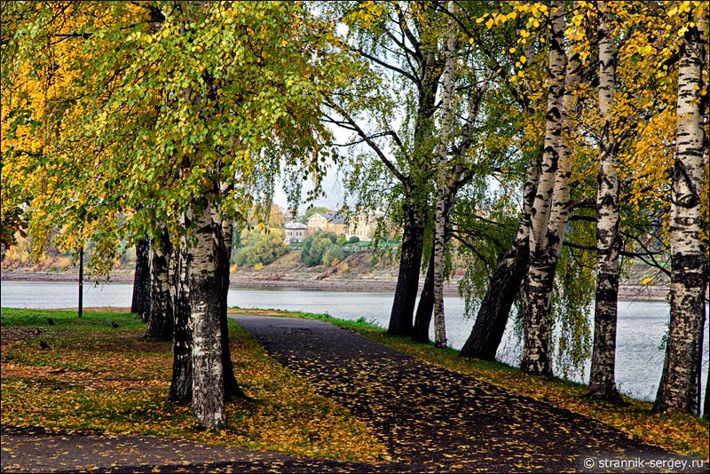 Прогулка по Угличу набережная вдоль ручья Щелковки