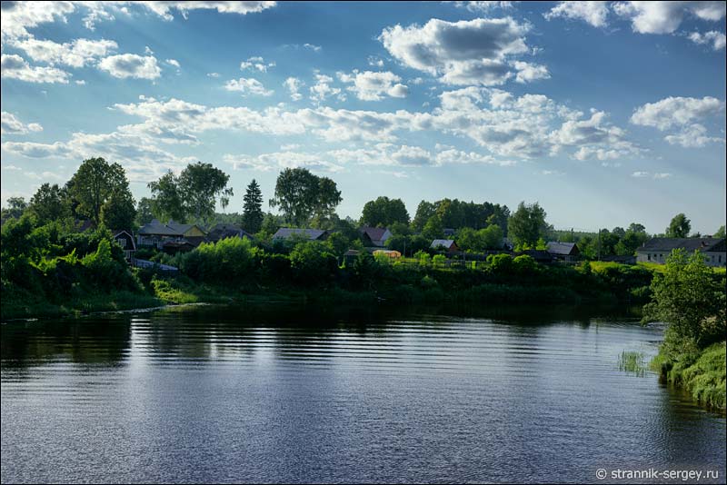 Село нерль на берегах реки Нерль Волжская - фото