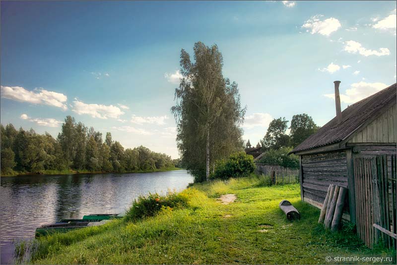 Фото села у реки