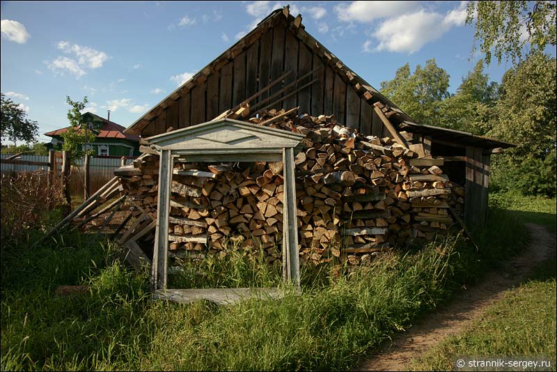 Фото деревянных домов в селе Нерль