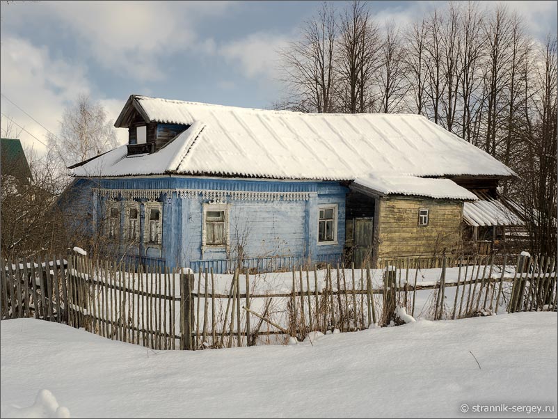 старинный дом в селе Гора Пневиц