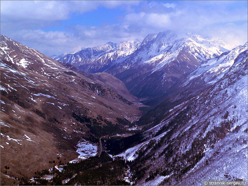 Чегет Баксанское ущелье Большой Кавказский хребет
